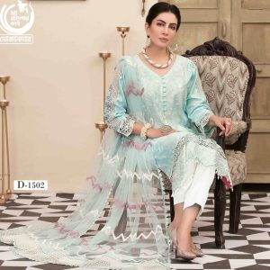Spectacular Opulence by Tawakkal Fabrics, Pakistani Semi-Stitched 3PCs Dress Collection