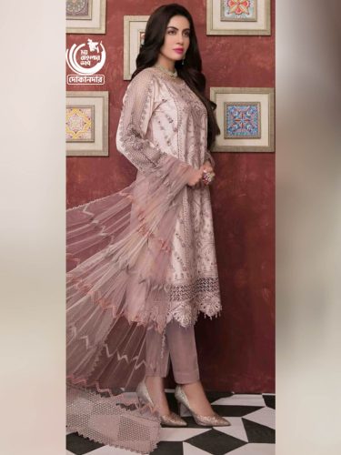 Spectacular Opulence by Tawakkal Fabrics, Pakistani Semi-Stitched 3PCs Dress Collection