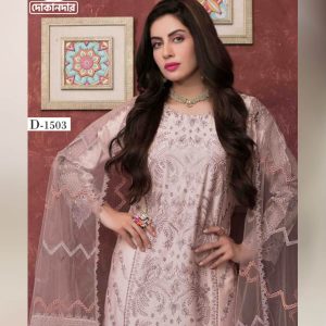 Spectacular Opulence by Tawakkal Fabrics, Pakistani Semi-Stitched 3PCs Dress Collection