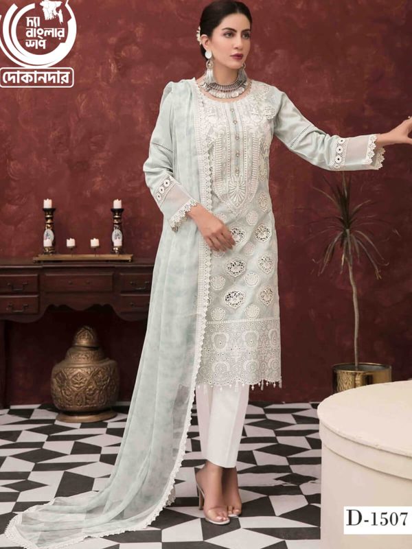 Spectacular Opulence by Tawakkal Fabrics, Pakistani Semi-Stitched 3PCs Dress Collection