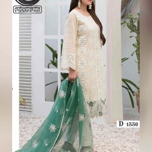 EIRA BY TAWAKKAL FABRICS, Pakistani Luxury Dress Collection , Fabric: Embroidered Fancy Lawn in Kameez.
