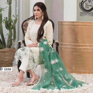 EIRA BY TAWAKKAL FABRICS, Pakistani Luxury Dress Collection , Fabric: Embroidered Fancy Lawn in Kameez.