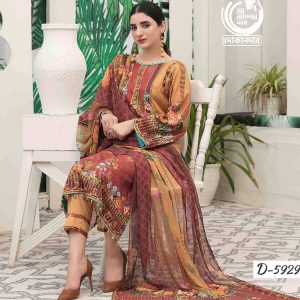 UFARA BY Tawakkal Fabrics, Pakistani Jacquard Lawn Dress Collection