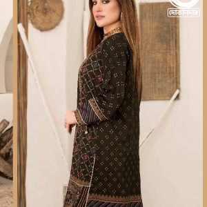 Mystique By Tawakkal Fabric, Silk Screen Print Kurti