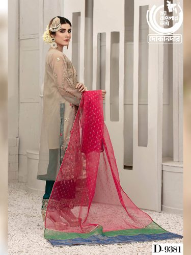 CLARION BY TAWAKKAL FABRICS, Pakistani Luxury Dress Collection , Fabric: Organza