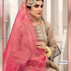CLARION BY TAWAKKAL FABRICS, Pakistani Luxury Dress Collection , Fabric: Organza