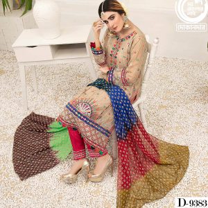 CLARION BY TAWAKKAL FABRICS, Pakistani Luxury Dress Collection , Fabric: Organza