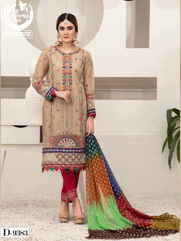 CLARION BY TAWAKKAL FABRICS, Pakistani Luxury Dress Collection , Fabric: Organza