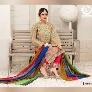 CLARION BY TAWAKKAL FABRICS, Pakistani Luxury Dress Collection , Fabric: Organza