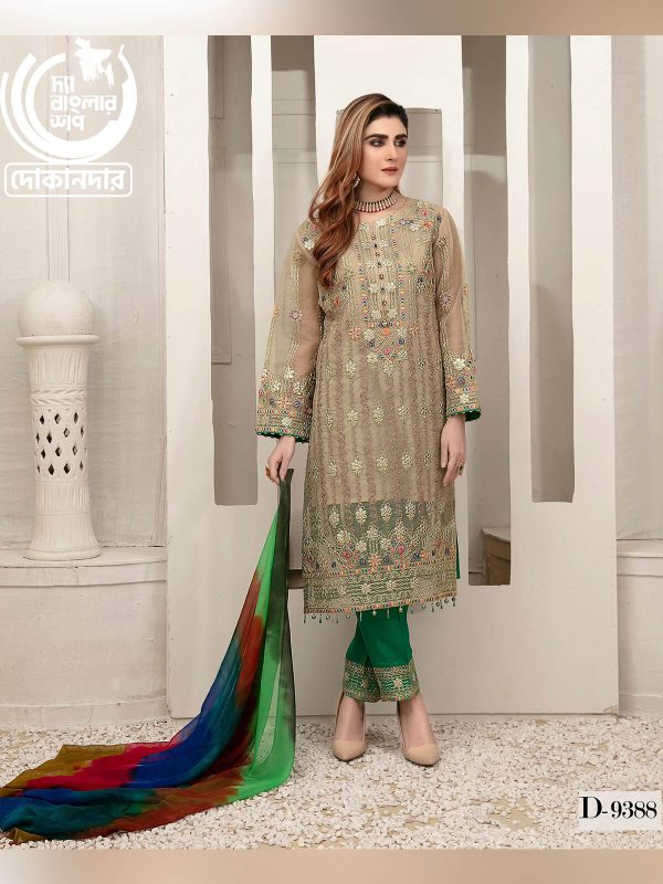 CLARION BY TAWAKKAL FABRICS, Pakistani Luxury Dress Collection , Fabric: Organza