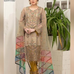 CLARION BY TAWAKKAL FABRICS, Pakistani Luxury Dress Collection , Fabric: Organza