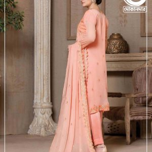 ABEERA VOL-4 BY RANA ARTS Pakistani Chiffon Fabric 3PCs Semi-Stitched Dress Collection