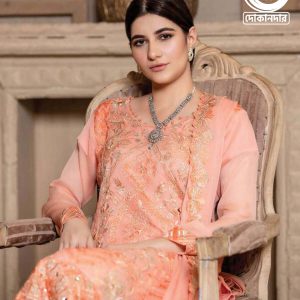 ABEERA VOL-4 BY RANA ARTS Pakistani Chiffon Fabric 3PCs Semi-Stitched Dress Collection