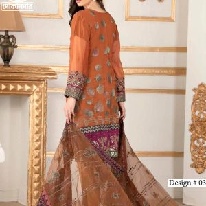 Luxury Chiffon Collection By NOOR'S, Pakistani Luxury Dress Collection , Fabric: Heavy Embroidered Chiffon in Kameez.