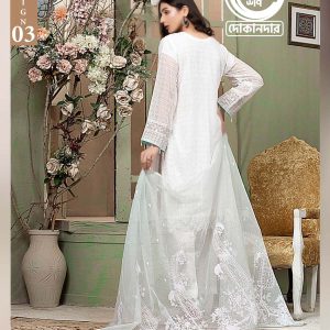 ESTELA By NOOR'S, Pakistani Luxury Dress Collection , Fabric: Heavy Embroidered Chiffon in Kameez.