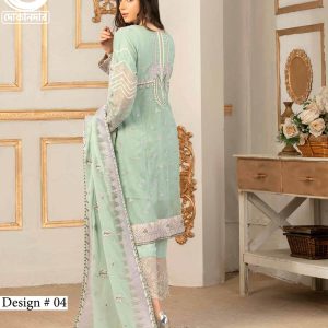 Luxury Chiffon Collection By NOOR'S, Pakistani Luxury Dress Collection , Fabric: Heavy Embroidered Chiffon in Kameez.