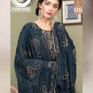 ESTELA By NOOR'S, Pakistani Luxury Dress Collection , Fabric: Heavy Embroidered Chiffon in Kameez.