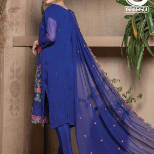 ABEERA VOL-4 BY RANA ARTS Pakistani Chiffon Fabric 3PCs Semi-Stitched Dress Collection