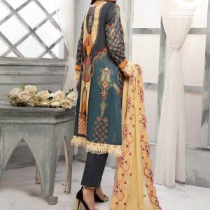NUR Pakistani Lawn Unstitched 3PCs Dress Collection